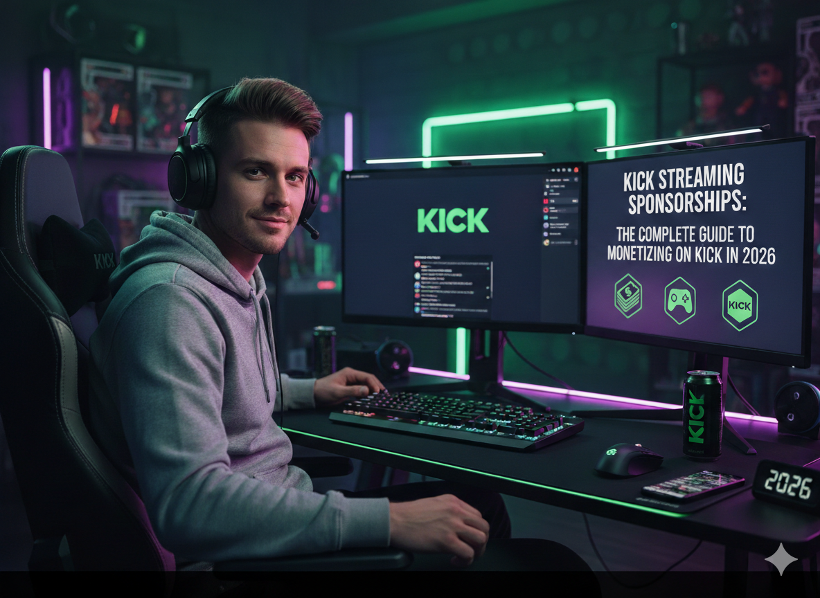Kick Streaming Sponsorships: The Complete Guide to Monetizing on Kick in 2026